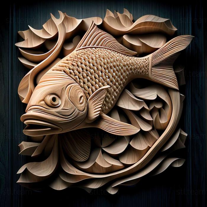 3D model Shukin fish (STL)